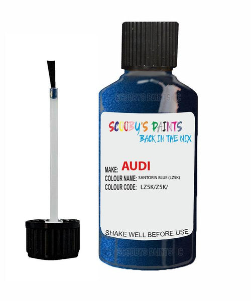 Paint For Audi A4 S4 Santorin Blue Code Lz5K Touch Up Paint Scratch Stone Chip