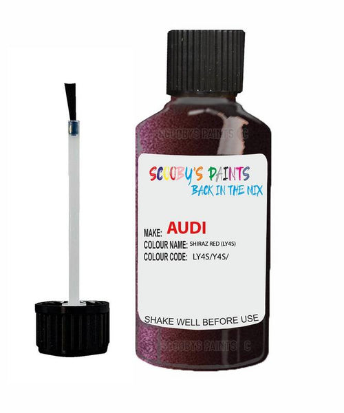 Paint For Audi A1 Shiraz Red Code Ly4S Touch Up Paint Scratch Stone Chip Repair