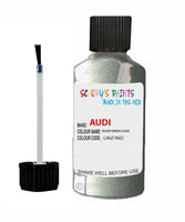 audi s8 silver green code lx6z touch up paint 2003 2007 Scratch Stone Chip Repair 