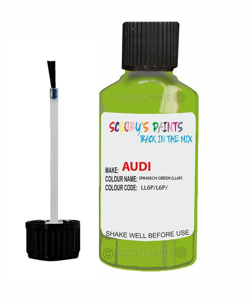 Paint For Audi A3 Spanisch Green Code Ll6P L6P Touch Up Paint Scratch Stone Chip