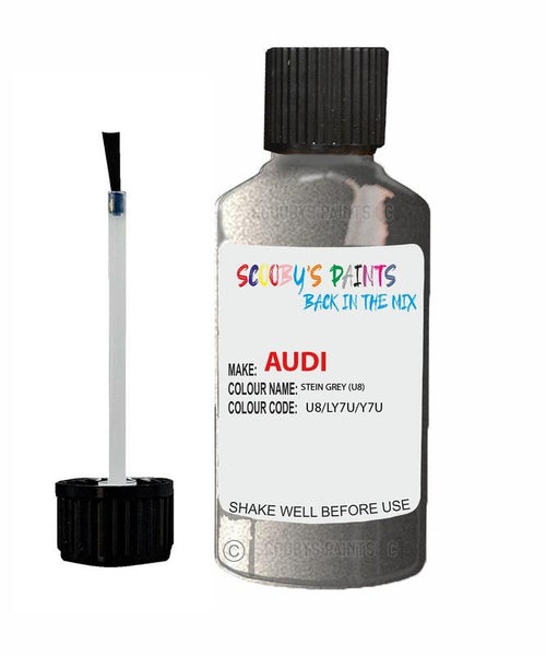 audi s8 stein grey silver code l1qp touch up paint 2004 2014 Scratch Stone Chip Repair 