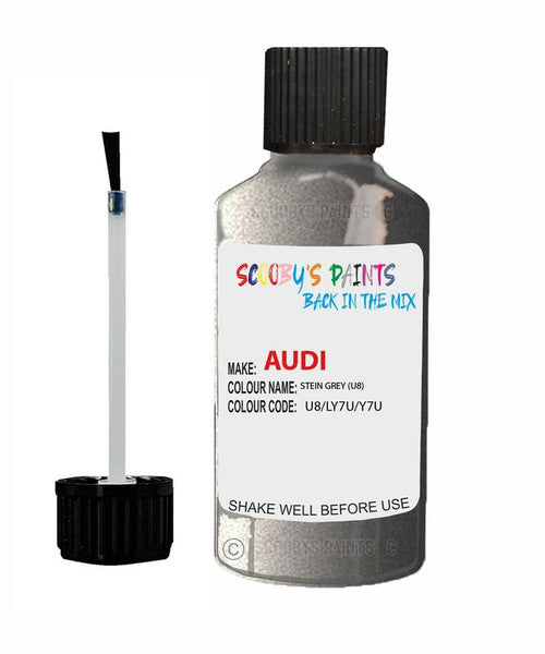 Paint For Audi A3 Stein Grey Silver Code L1Qp Touch Up Paint Scratch Stone Chip