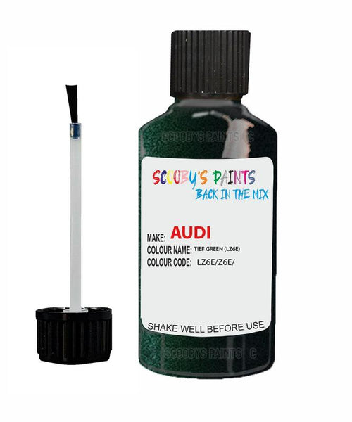 Paint For Audi A3 Tief Green Code Lz6E Touch Up Paint Scratch Stone Chip Repair