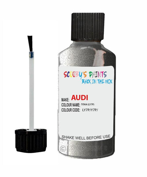 Paint For Audi A4 Titan Code Ly7P Touch Up Paint Scratch Stone Chip