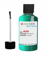 Paint For Audi A4 Tropic Green Code Ly6L Touch Up Paint Scratch Stone Chip Kit