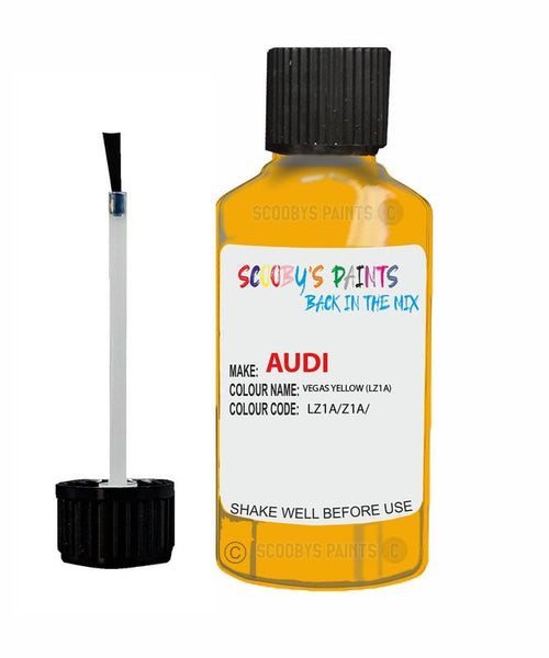 audi tt vegas yellow code lz1a touch up paint 2014 2018 Scratch Stone Chip Repair 