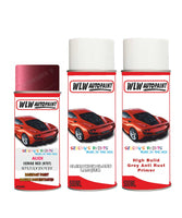 CERISE RED Spray Paint LY3Y Exterior With anti rust grey primer undercoat AUDI