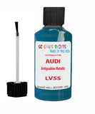 Paint For Audi Rs E-Tron Antiguablau Metallic Code LV5S Touch Up Paint Scratch Stone Chip Kit