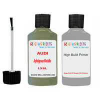 Anti Rust Primer Undercoat Audi Q2 Apfelgruen Metallic Code LX6L Touch Up Paint Scratch Stone Chip Kit