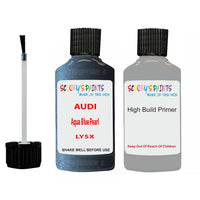 Anti Rust Primer Undercoat Audi S8 Aqua Blue Pearl Code LY5X Touch Up Paint Scratch Stone Chip Kit