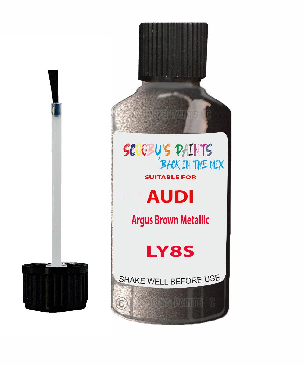 Paint For Audi S8 Argus Brown Metallic Code LY8S Touch Up Paint Scratc ...