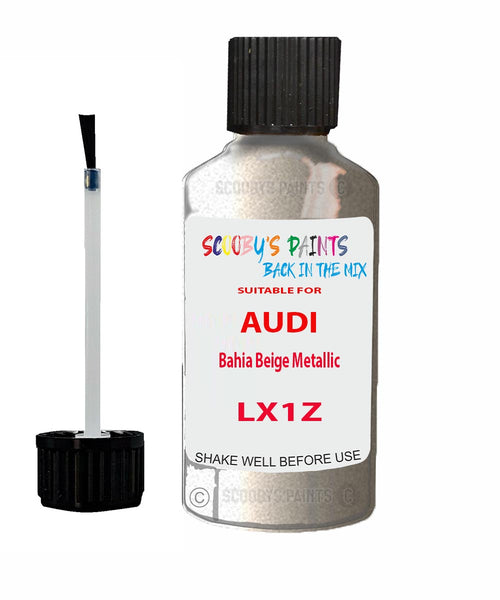 Paint For Audi Q8 Bahia Beige Metallic Code LX1Z Touch Up Paint Scratch Stone Chip Kit