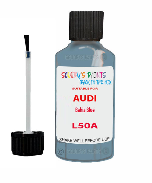 Paint For Audi 50 Bahia Blue Code L50A Touch Up Paint Scratch Stone Chip Kit