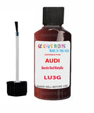 Paint For Audi Q4 E-Tron Barolo Red Metallic Code LU3G Touch Up Paint Scratch Stone Chip Kit