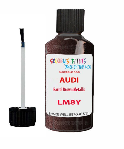 Paint For Audi E-Tron Gt Barrel Brown Metallic Code LM8Y Touch Up Paint Scratch Stone Chip Kit