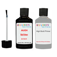 Anti Rust Primer Undercoat Audi A5 Black/Schwarz Code A1A1 Touch Up Paint Scratch Stone Chip Kit
