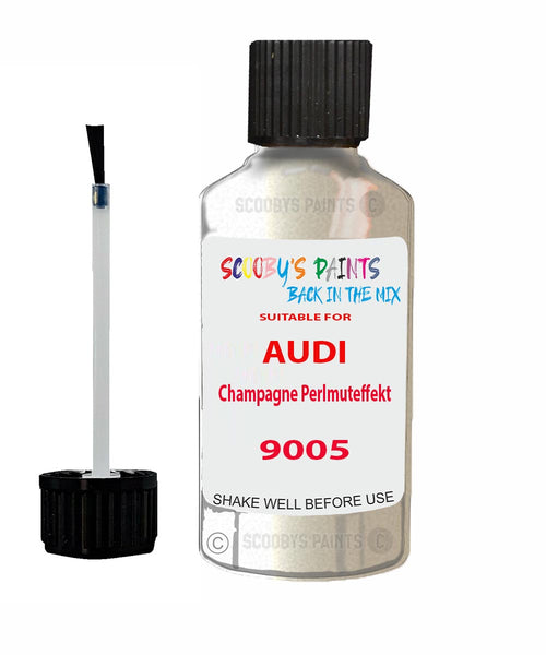 Paint For Audi Cabriolet Champagne Perlmuteffekt Code 9005 Touch Up Paint Scratch Stone Chip Kit