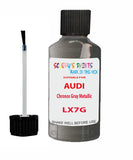 Paint For Audi A4 Chronos Gray Metallic Code LX7G Touch Up Paint Scratch Stone Chip Kit