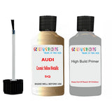 Anti Rust Primer Undercoat Audi A4 Cosmic Yellow Metallic Code 5Q Touch Up Paint Scratch Stone Chip Kit