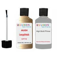 Anti Rust Primer Undercoat Audi A4 Cabrio Cosmicgelb Metallic Code LY1S Touch Up Paint Scratch Stone Chip Kit
