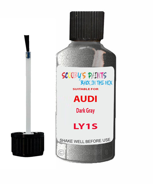 Paint For Audi Allroad Quattro Dark Gray Code LY1S Touch Up Paint Scratch Stone Chip Kit