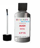 Paint For Audi Q7 Dark Gray Code LY1S Touch Up Paint Scratch Stone Chip Kit