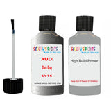 Anti Rust Primer Undercoat Audi Allroad Quattro Dark Gray Code LY1S Touch Up Paint Scratch Stone Chip Kit