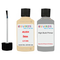 Anti Rust Primer Undercoat Audi A5 Elfenbein Code LY3N Touch Up Paint Scratch Stone Chip Kit