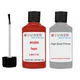 Anti Rust Primer Undercoat Audi A4 Feuerrot Code LR114 Touch Up Paint Scratch Stone Chip Kit