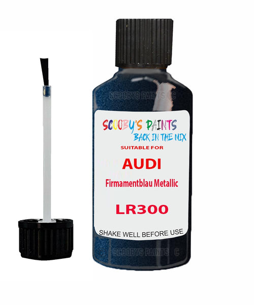 Paint For Audi Q4 E-Tron Firmamentblau Metallic Code LR300 Touch Up Paint Scratch Stone Chip Kit