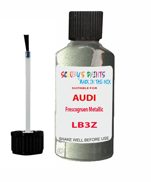Paint For Audi E-Tron Frescogruen Metallic Code LB3Z Touch Up Paint Scratch Stone Chip Kit