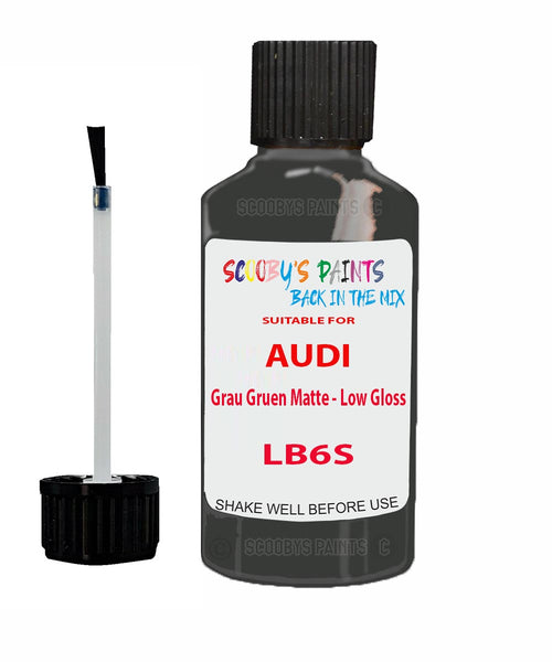 Paint For Audi Allroad Quattro Grau Gruen Matte - Low Gloss Code LB6S Touch Up Paint Scratch Stone Chip Kit
