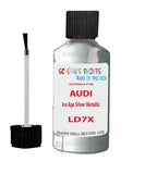Paint For Audi A6 Ice Age Silver Metallic Code LD7X Touch Up Paint Scratch Stone Chip Kit