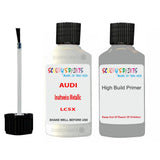 Anti Rust Primer Undercoat Audi R8 Inuitweiss Metallic Code LC5X Touch Up Paint Scratch Stone Chip Kit