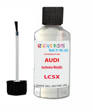 Paint For Audi R8 Inuitweiss Metallic Code LC5X Touch Up Paint Scratch Stone Chip Kit