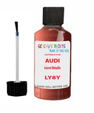Paint For Audi A8 Isisrot Metallic Code LY8Y Touch Up Paint Scratch Stone Chip Kit