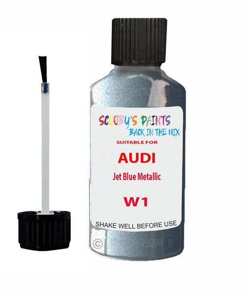 Paint For Audi A5 Jet Blue Metallic Code W1 Touch Up Paint Scratch Stone Chip Kit