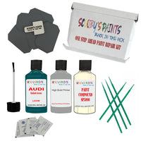 stone chip fix paint panel Audi Q2 Kailash Green Code LX5W Touch Up Paint Scratch Stone Chip Kit