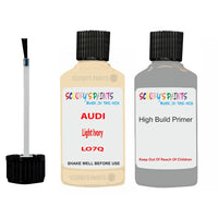 Anti Rust Primer Undercoat Audi 4000 Light Ivory Code LO7Q Touch Up Paint Scratch Stone Chip Kit