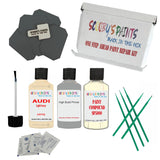 stone chip fix paint panel Audi 4000 Light Ivory Code LO7Q Touch Up Paint Scratch Stone Chip Kit