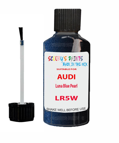 Paint For Audi R8 Luna Blue Pearl Code LR5W Touch Up Paint Scratch Stone Chip Kit