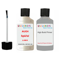 Anti Rust Primer Undercoat Audi Cabriolet Magnolia Pearl Code L0B9 Touch Up Paint Scratch Stone Chip Kit