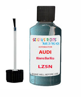Paint For Audi 100 Minerva Blue Mica Code LZ5N Touch Up Paint Scratch Stone Chip Kit
