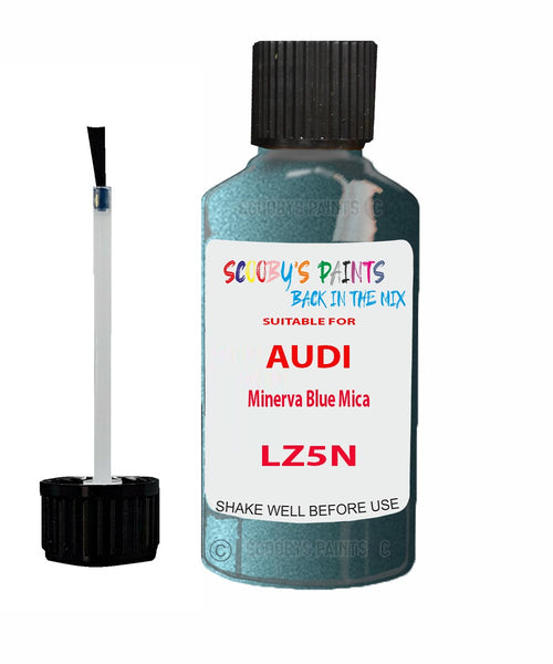 Paint For Audi 100 Minerva Blue Mica Code LZ5N Touch Up Paint Scratch Stone Chip Kit