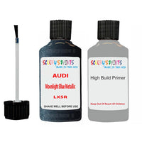 Anti Rust Primer Undercoat Audi A5 Moonlight Blue Metallic Code LX5R Touch Up Paint Scratch Stone Chip Kit