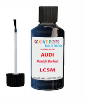 Paint For Audi A6 Moonlight Blue Pearl Code LC5M Touch Up Paint Scratch Stone Chip Kit