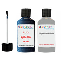 Anti Rust Primer Undercoat Audi Q7 Night Blue Metallic Code LY5G Touch Up Paint Scratch Stone Chip Kit