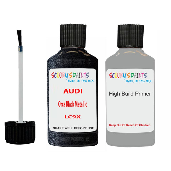 Paint For Audi SQ8 Orca Black Metallic Code LC9X Touch Up Paint Scratc ...