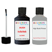 Anti Rust Primer Undercoat Audi S5 Orca Black Metallic Code LC9X Touch Up Paint Scratch Stone Chip Kit