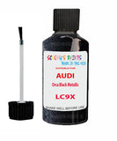Paint For Audi SQ8 Orca Black Metallic Code LC9X Touch Up Paint Scratch Stone Chip Kit